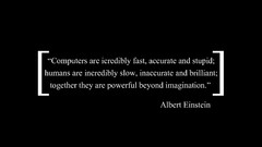 Black background fail Albert Einstein Quotes grammar Leo Cherne