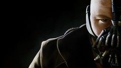 Black background fan art tom hardy gas masks artwork Bane 