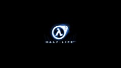 Black background half-life 2 logos video games