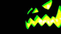 Black background Halloween Jack