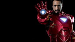 Black background Iron Man robert downey jr tony stark The 