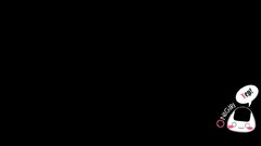 Black background Manga minimalistic Onigiri (Air Gear)