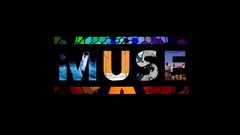 Black background muse music bands