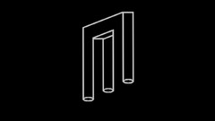 Black background optical illusions