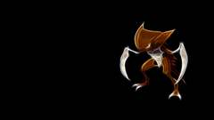 Black background Pokemon Kabutops