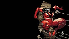 Black background Spider-Man comics artwork Simple Background