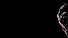 Black background Spider-Man comics minimalistic marvel comics