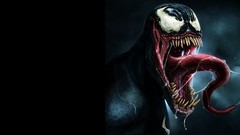 Black background Spider-Man Venom comics symbiote marvel comics 