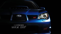 Black background subaru impreza subaru impreza wrx Frontview 