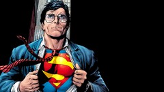 Black background superman comics dc comics Clark Kent Man of 