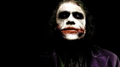 Black background The Dark Knight Heath Ledger the joker dc 