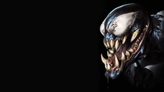 Black background Venom artwork