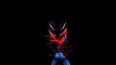 Black background Venom Spider-Man