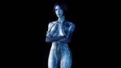 Black background video games Halo 4 Cortana