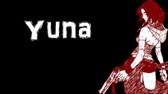 Black background video games Yuna Final Fantasy X-2