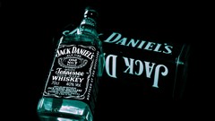 Black background whiskey jack daniels liquor