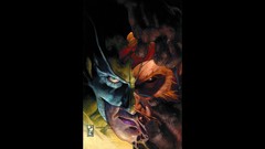 Black background X-Men wolverine fan art marvel comics 