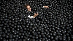 black balls Women hands face psychedelic