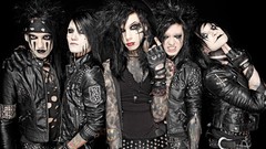 Black band rocks veil brides