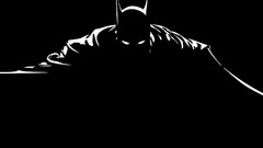 Black Batman black background comics dc comics bruce wayne