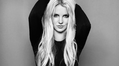Black black and white Britney Spears