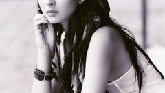 Black black and white white woman asians idol models Leah Dizon