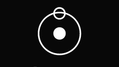 Black black background two Watchmen circles hydrogen Dr. 