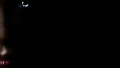 Black black background woman