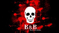Black blood Bones skulls