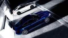 Black blue cars Speed Jaguar XKR