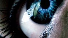 Black blue eye artwork