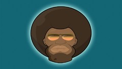 Black blue gold red eyes white Green fish head ears Penguins 