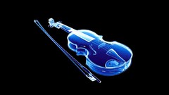 Black blue heart neon background 1280x800 violining