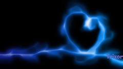 Black blue love white smoke black background Hearts colors Neon 