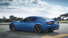 Black blue red cars vehicles Maserati granturismo