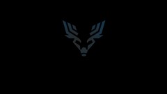 Black blue saints row the third logos stag minimalistic