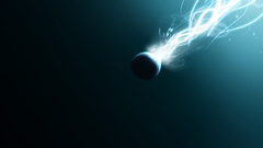 Black blue top light right