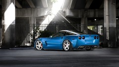 Black blue tuning cars wheels concrete front Speed Pillars 