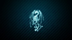 Black blue white glow Dragons diagonal stripes Tribal