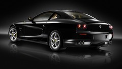 Black cars 2006 ferrari 612 scaglietti