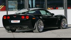 Black cars back Corvette