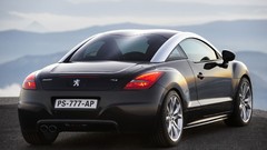 Black cars back view Peugeot RCZ