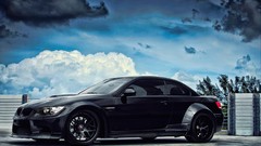 Black cars BMW sports cars