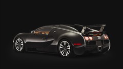 Black cars bugatti veyron