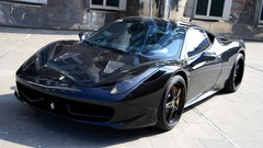 Black cars Carbon vehicles Supercars ferrari 458 anderson 