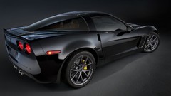 Black cars Corvette vehicles sports cars