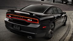 Black cars dodge charger
