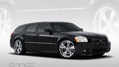 Black cars Dodge Magnum