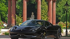 Black cars Ferrari vehicles ferrari 458 italia