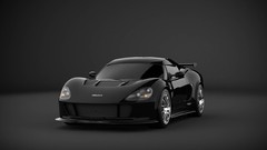 Black cars front black edition Melkus RS2000